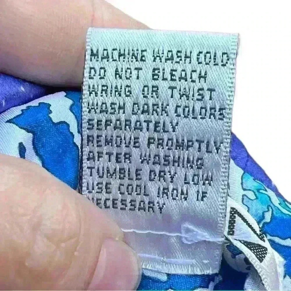 Vintage Lavon Purple Blue Psychedelic Funky Seashell Windbreaker Jacket size LP - Picture 11 of 13